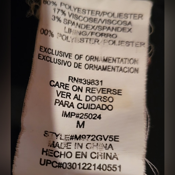 Beautiful Women's Double-Breasted Faux-Wool (polyester) Pea Coat, Chime (M) - Picture 4 of 4